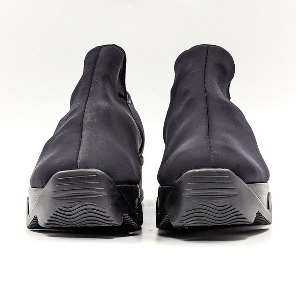 iRi Women WES Low Top Neoprene Navy Blue Platform Sneakers sz 6.5US EUR36.5 - Picture 2 of 12